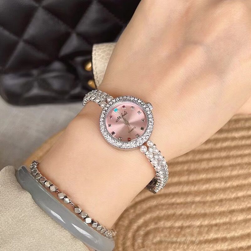 米莉莎手链中古女天然珍珠手表