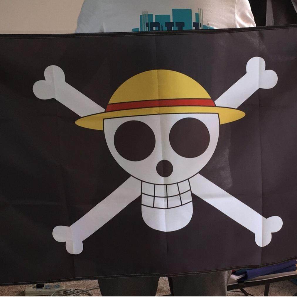 60 x 90 cm 海贼王旗帜海盗旗 草帽路飞旗 高品质