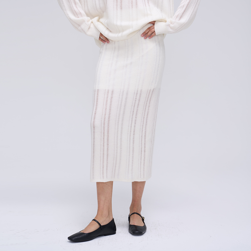 觉织Sensiyarn2025新款针织半裙