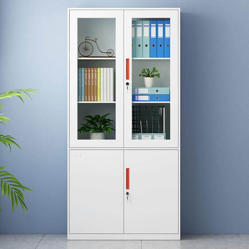 文件柜办公柜钢制铁皮柜资料柜档案柜储物机柜拆装柜薄边橘色拉手,商业/办公家具,办公储物柜,淘宝优惠券,粉丝福利购,淘宝优惠卷