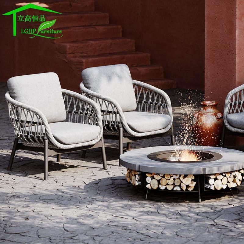 户外藤编沙发单人藤椅组合桌椅小茶几民宿庭院别墅花园阳台阳光房,住宅家具,户外沙发,淘宝优惠券,粉丝福利购,淘宝优惠卷