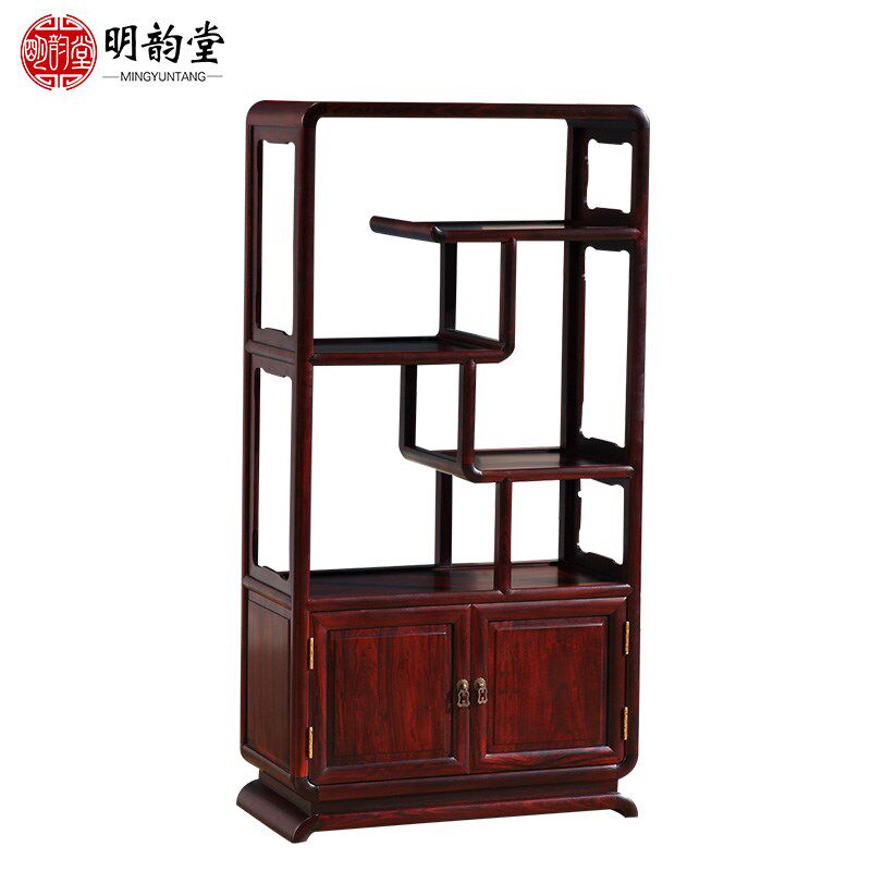 红木茶水柜简约实木客厅中式餐边柜办公室茶水柜酸枝木收纳柜茶柜