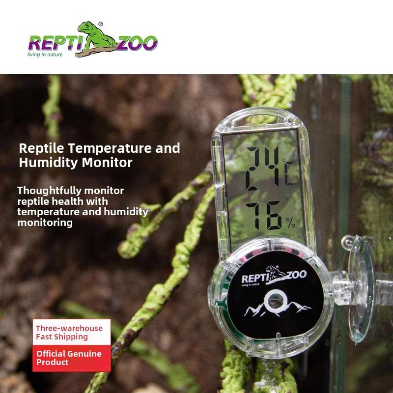 Reptizoo爬虫温度计蜥蜴守宫蛇陆龟角蛙黄缘饲养箱迷你电子湿度计