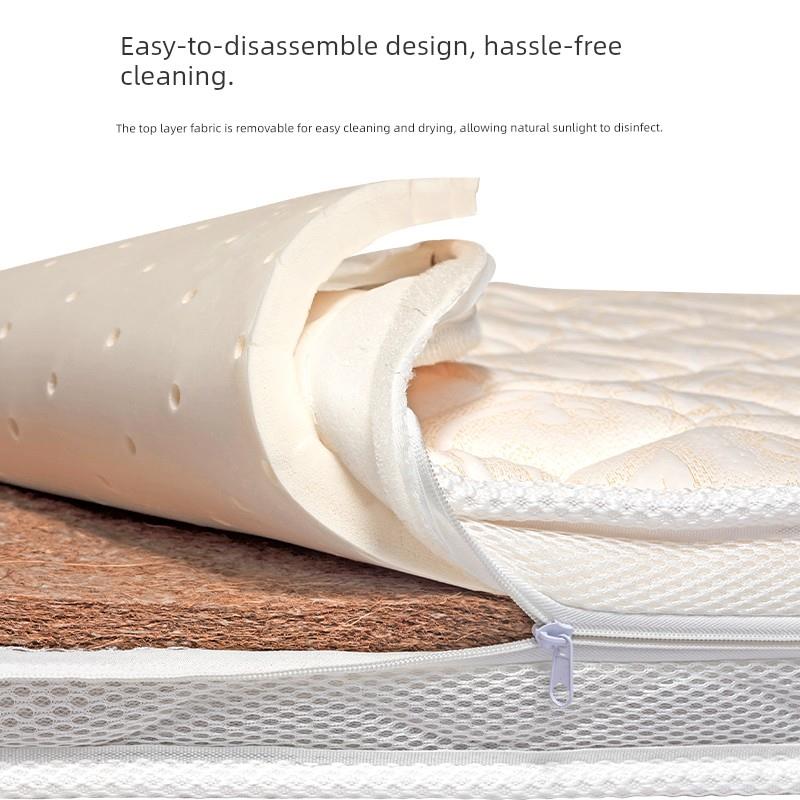 松布王国官方正宗婴儿床垫天然椰子棕榈新生儿童拼接床床垫乳胶床