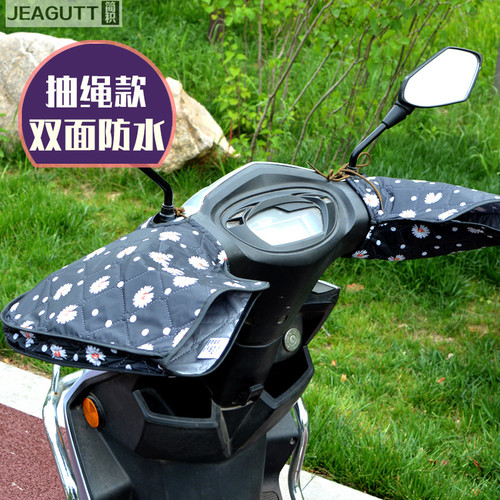 电动电瓶摩托车手把套四季电车防风防雨双面防水PU手套夏季款保暖