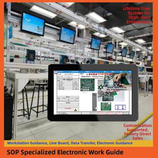 Esop系统电子作业指导书展示工厂车间流水线生产标牌一体机