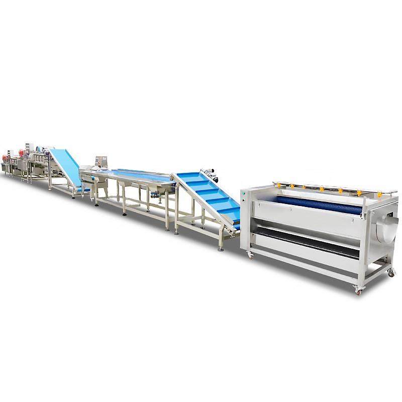 徐中纯蔬菜加工生产线商品蔬菜、水果、肉类清洗机中央厨房清洗加