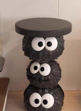 煤球客厅沙发电视柜旁艺术高级边几大型落地装饰乔迁新居礼品摆件