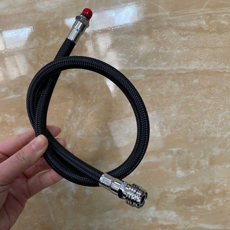 潜水BC橡胶低压管 侧挂短喉浮力背心充气高压管编织潜水BCD中压管