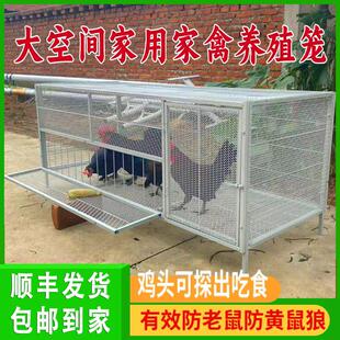 特大号室外楼顶家用鸡笼子防雨鸽子笼鸡鸭鹅养殖笼防黄鼠狼加密笼