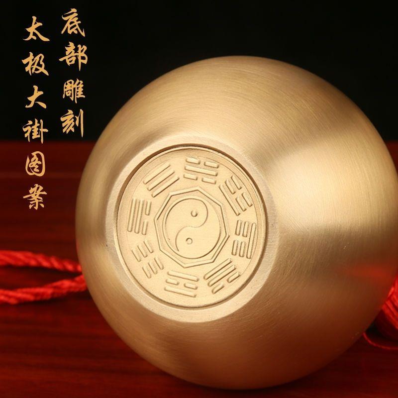纯铜葫芦国风摆件开盖空心镇宅八卦葫芦五帝钱客厅办公室招财挂