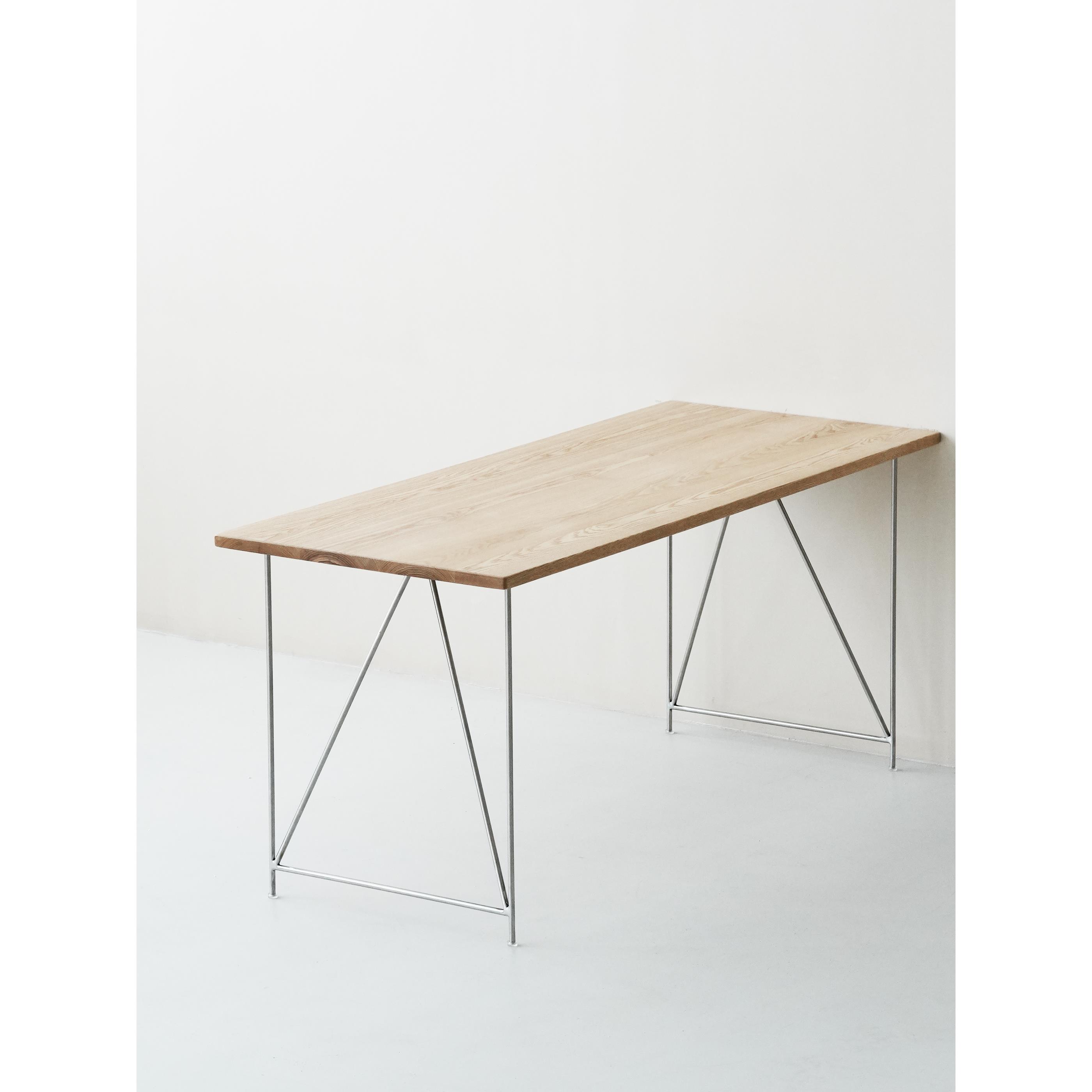 304不锈钢实心拉丝桌腿定制吧台腿书桌餐桌脚支撑腿办公会议桌脚