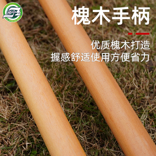 坤宁王农用老式除草新款加厚草坪草九齿钉耙家用铁耙子钉耙搂草耙