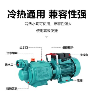 双帆抽水机家用220V高扬程自吸泵自动增压泵电动螺杆自来水抽水泵