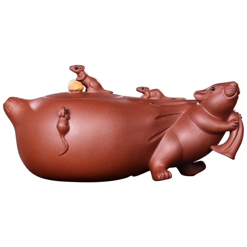 宜兴紫砂壶纯手工五子登科男士家用泡茶壶大小单壶套装底槽清茶具,餐饮具,茶壶,淘宝优惠券,粉丝福利购,淘宝优惠卷