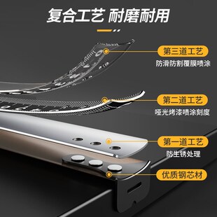 锐能卷尺包胶自锁加厚加硬耐磨5米钢卷尺家用测量工具尺子盒尺