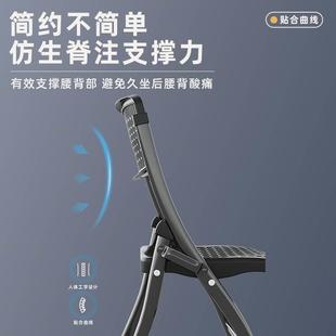简易凳子培训靠背椅塑料家用餐椅折叠椅子便携办公椅会议椅电脑椅