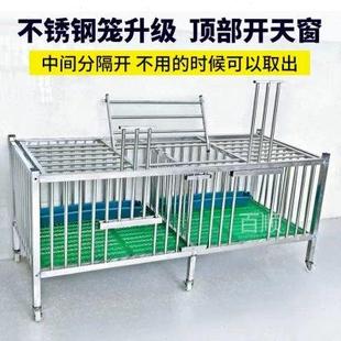 不锈钢大号家庭养鸡笼子家用养殖笼宠物室内室外兔子笼小鸡笼加粗