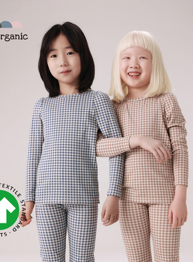 be organic【泡泡袖上衣喇叭裤】GOTS认证有机棉儿童印花新款