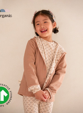 be organic【儿童新款双面穿夹克】GOTS认证有机棉春季新款双面穿