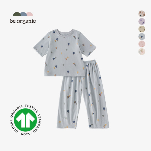 BeOrganic九分裤家居服套装透气