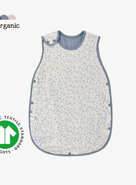 be organic【有机棉纱布睡袋】婴幼儿童宝宝四季通用防踢被新款