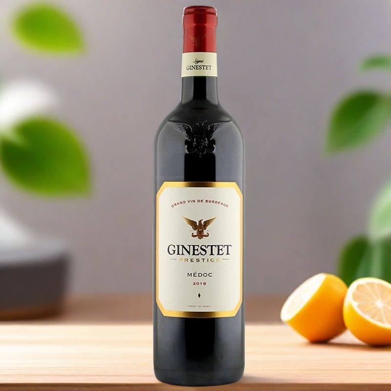 波尔多精选吉纳思特酿红葡萄酒750ml单支装干型法国原装进口