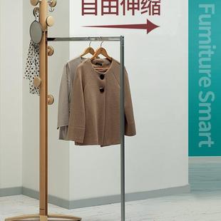可折叠衣帽架壁挂衣服架落地 意大利进口挂衣服架子卧室家用伸缩式