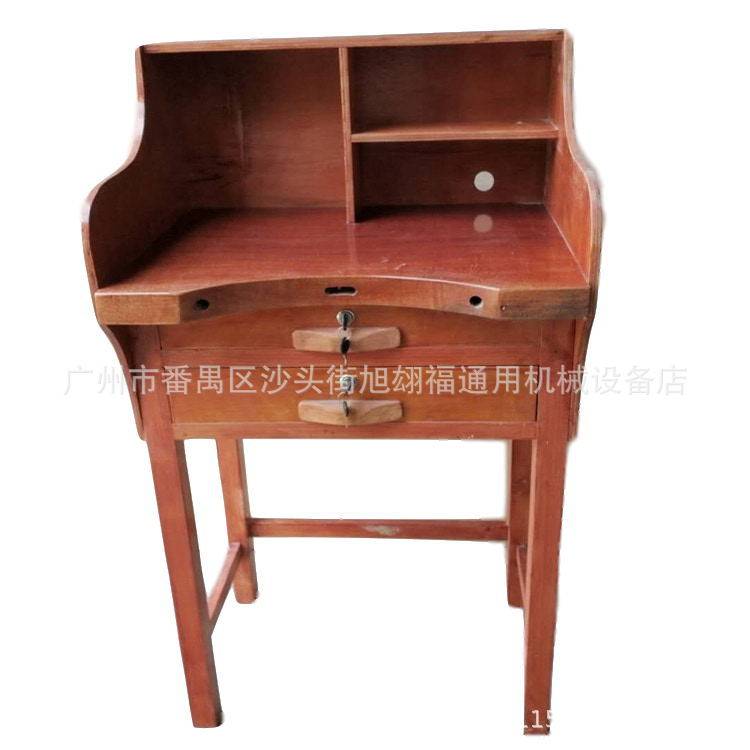 全漆高档沙比利实木工作台豪华首饰功夫台实木执模台金工桌修整台