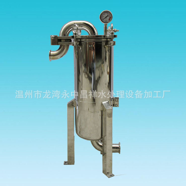 厂家直供龟背顶入式不锈钢1号袋式过滤器液体过滤器化工液过滤器
