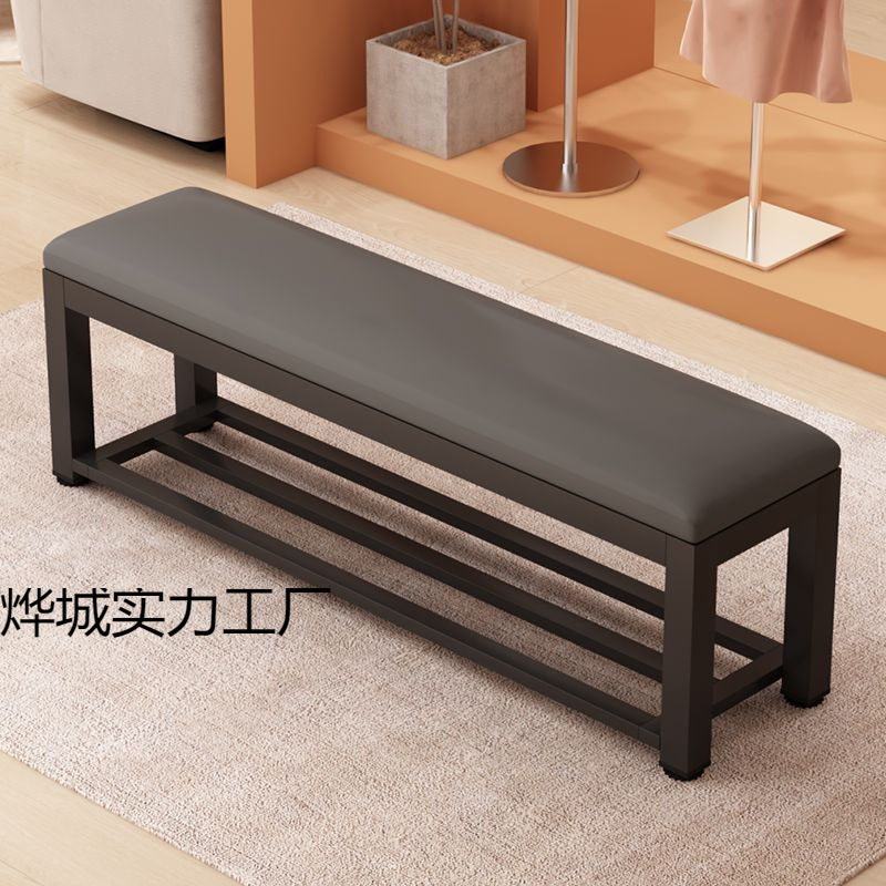 长条凳子软包浴室凳子休息凳舞蹈室换鞋凳门口家用长条沙发凳长凳