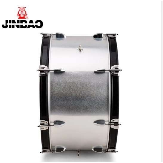 津宝大鼓JBMB2412G24英寸军乐队鼓号队立式带背带行进大军鼓