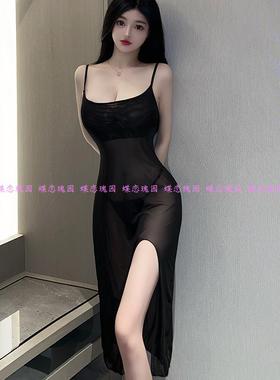 黑色连衣裙女辣妹裙子紧身性感纯欲新款修身御姐黑丝套装