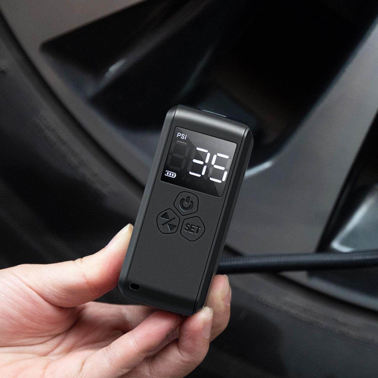 德国品质新款跨境小尺寸迷你自行车充气泵汽车摩托车轮胎充气泵