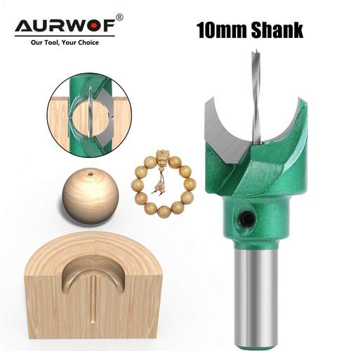 钨钢合金10柄佛珠刀木工铣刀具取小孔圆珠刀工具木珠手串佛塔钻头