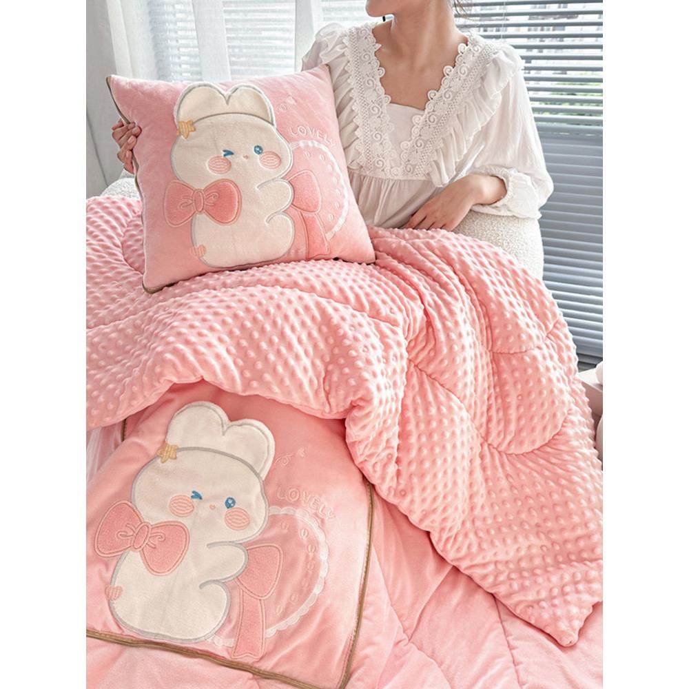 办公室枕头被两用冬季加厚珊瑚绒空调被汽车枕头、午睡毯子、枕头,居家布艺,抱枕被,淘宝优惠券,粉丝福利购,淘宝优惠卷