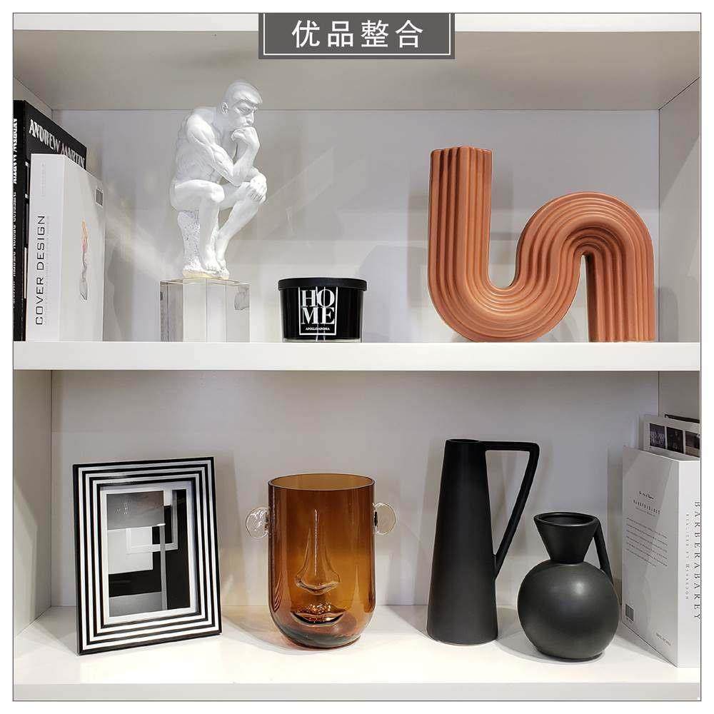 样板房家居斯堪的纳维亚软装饰书房书柜挂镜框蜡烛杯组合Zh2382,家居饰品,装饰摆件,淘宝优惠券,粉丝福利购,淘宝优惠卷