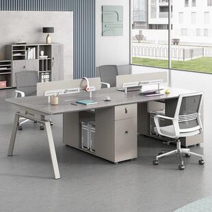 古泰员工桌椅组合4人4人6人简约现代办公桌工作站电脑桌