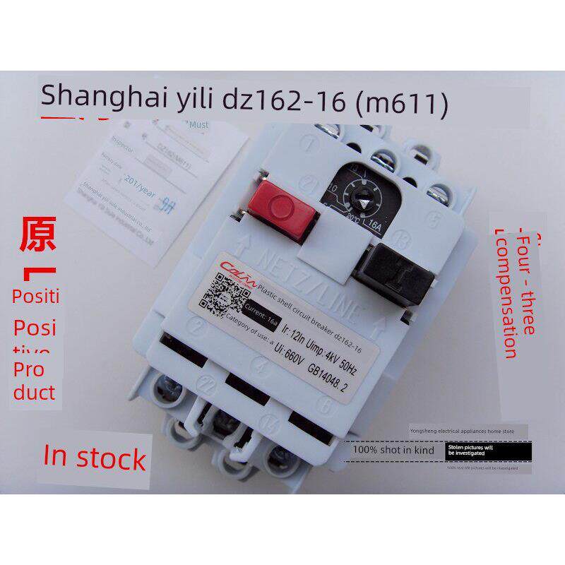 上海伊利电机保护开关断路器Dz162-40 (M611)20A25A32A40A