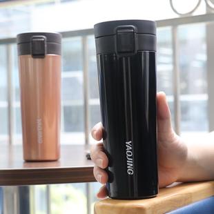 陶瓷内胆保温杯骨瓷真空杯咖啡杯泡茶杯车载便携随手杯文艺水杯子