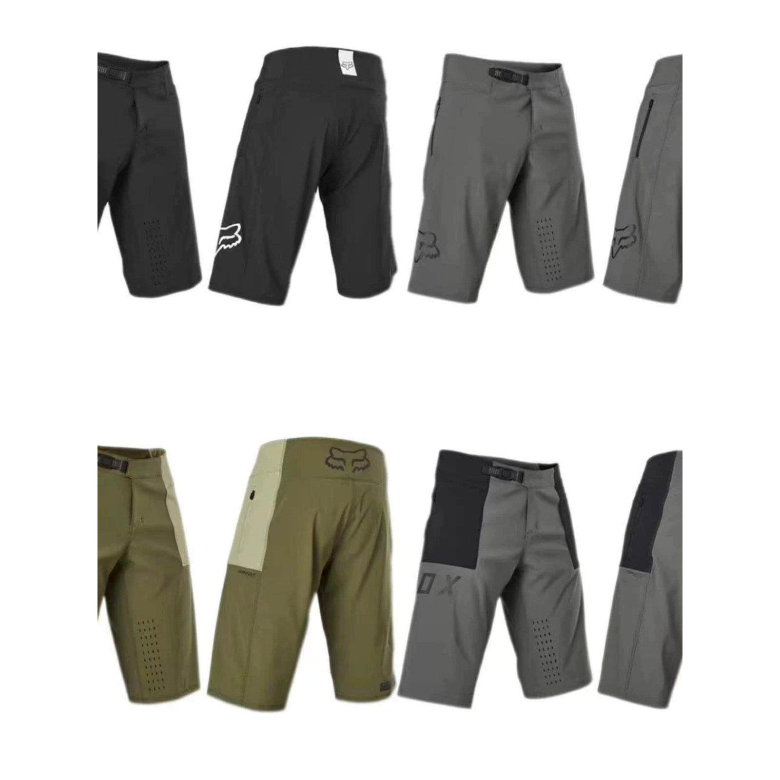 24夏日Fox户外山地车Dh速防骑行裤耐磨，耐用，吸汗，格纹短裤