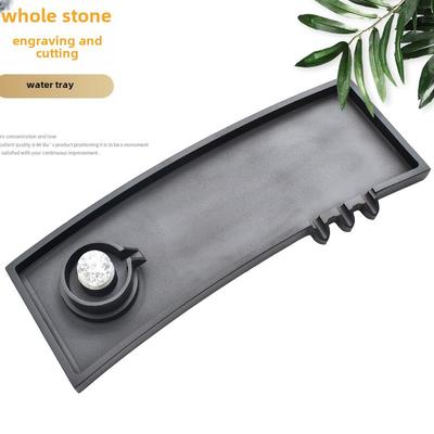 休闲创意假山槽小鱼缸循环鱼池洒水水景摆件装饰景观配件