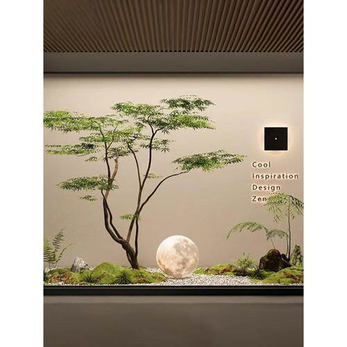 模拟鸡爪，假枫树，彷生绿色植物，窗户美化，房屋入口装饰，地板