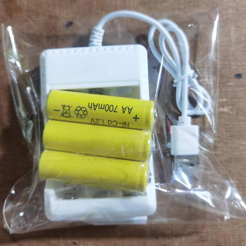 5号充电电池套装7号1.2V电动玩具话筒鼠标五号可充电灭灯充电器