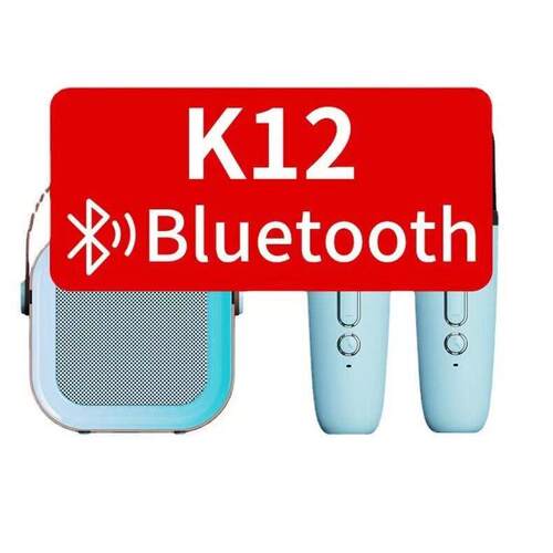 K12蓝牙音响户外家用便携式无线K歌音响手机一体机麦克风智能音箱