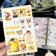 小明物料 24张徐明浩拼贴贴纸韩团偶像应援创意手账贴画自粘装 饰