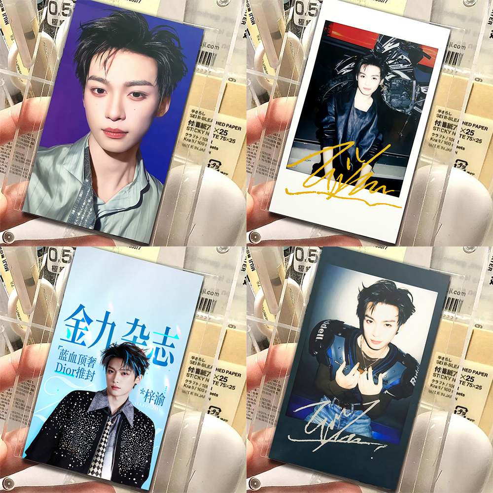 【梓渝金九拍立得】ins高颜值明星周边梓渝签名小卡极速小鱼专属