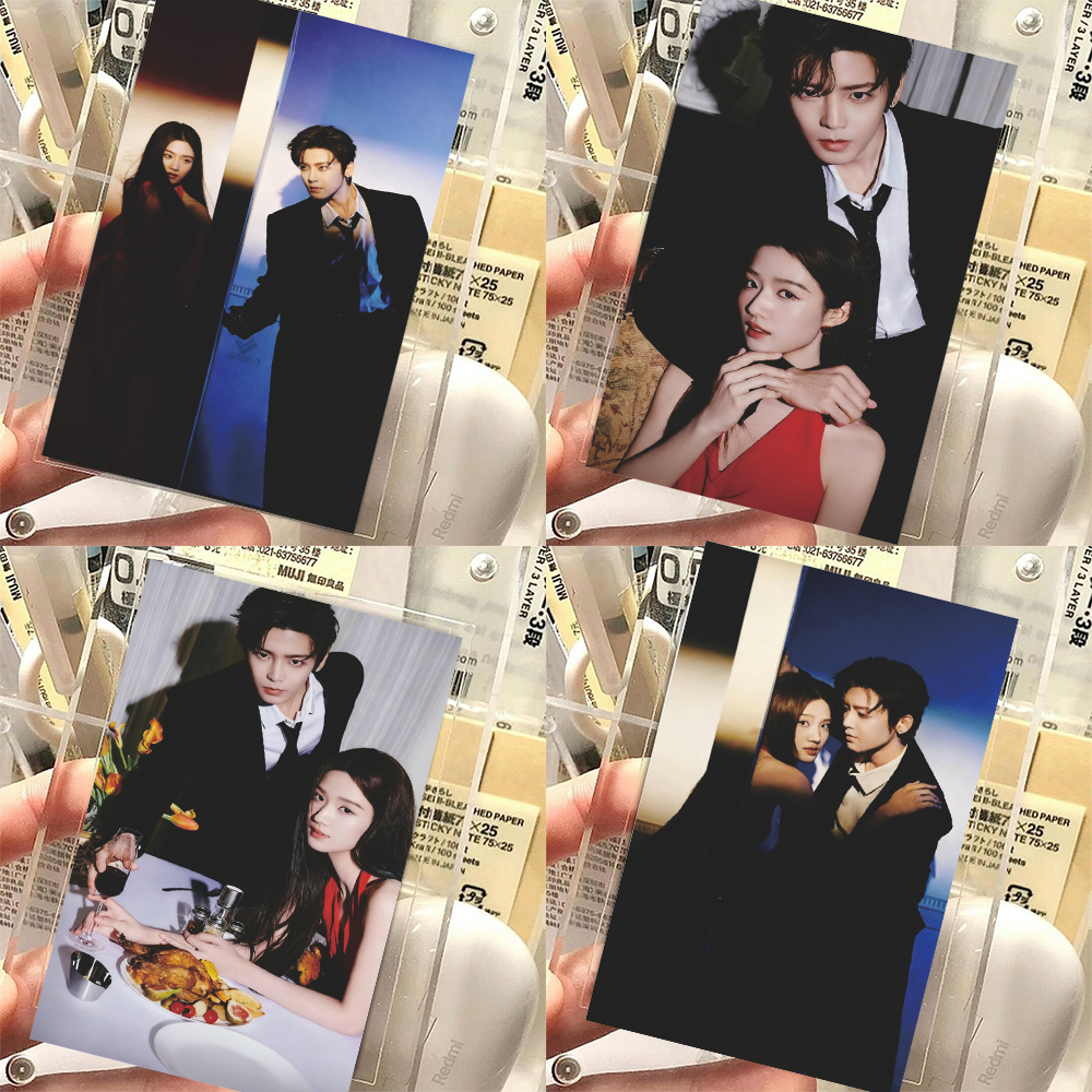 36张侯明昊卢昱晓入青云ins高颜值侯明昊卢昱晓周边创意明信片