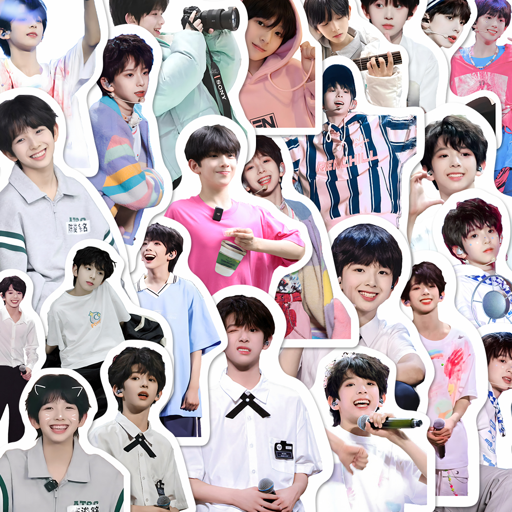 120张陈浚铭神图贴纸新款四代高颜值少年帅气舞台日常人物周边贴