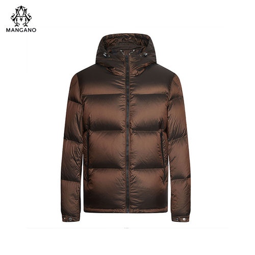 mangano加厚羽绒服外套男